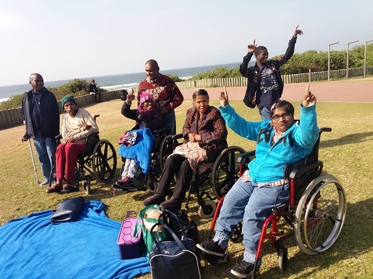 Chatsworth Cheshire Residents at a picnic